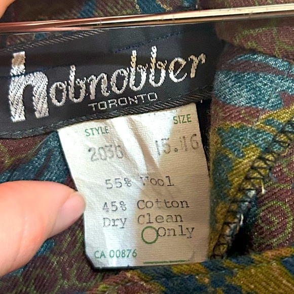 Hobnobber Toronto Vintage 70’s Skirt Medium. Cotton wool blend - Picture 5 of 5